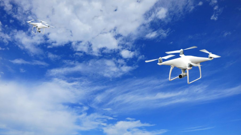 Corridas e competições de drones