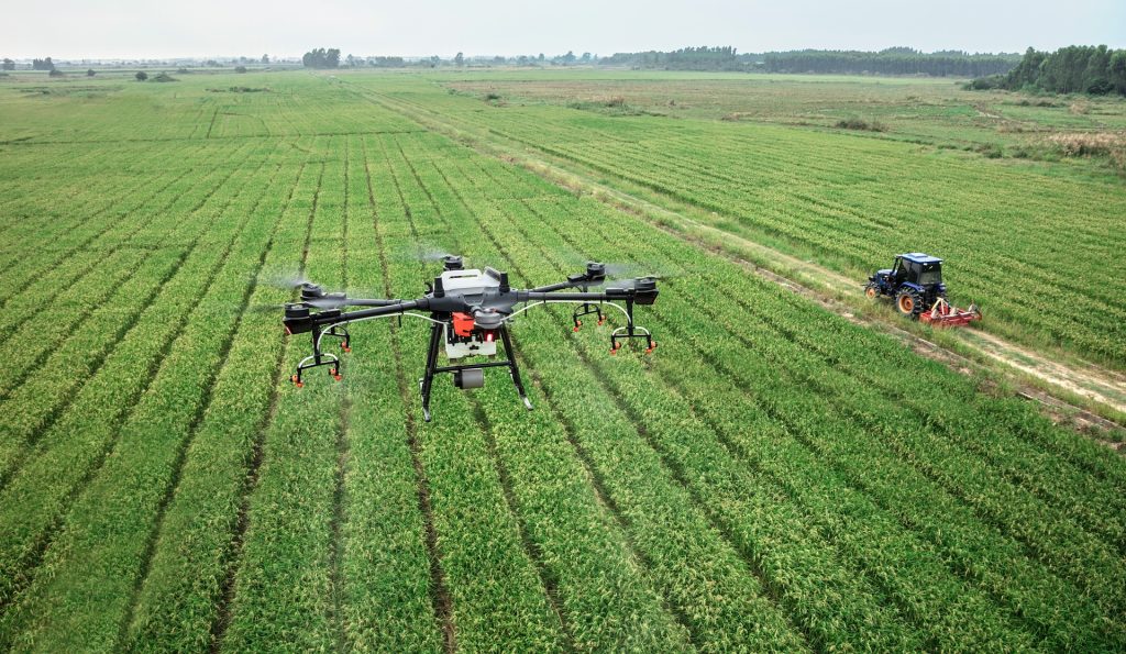 Uso agrícola de drones